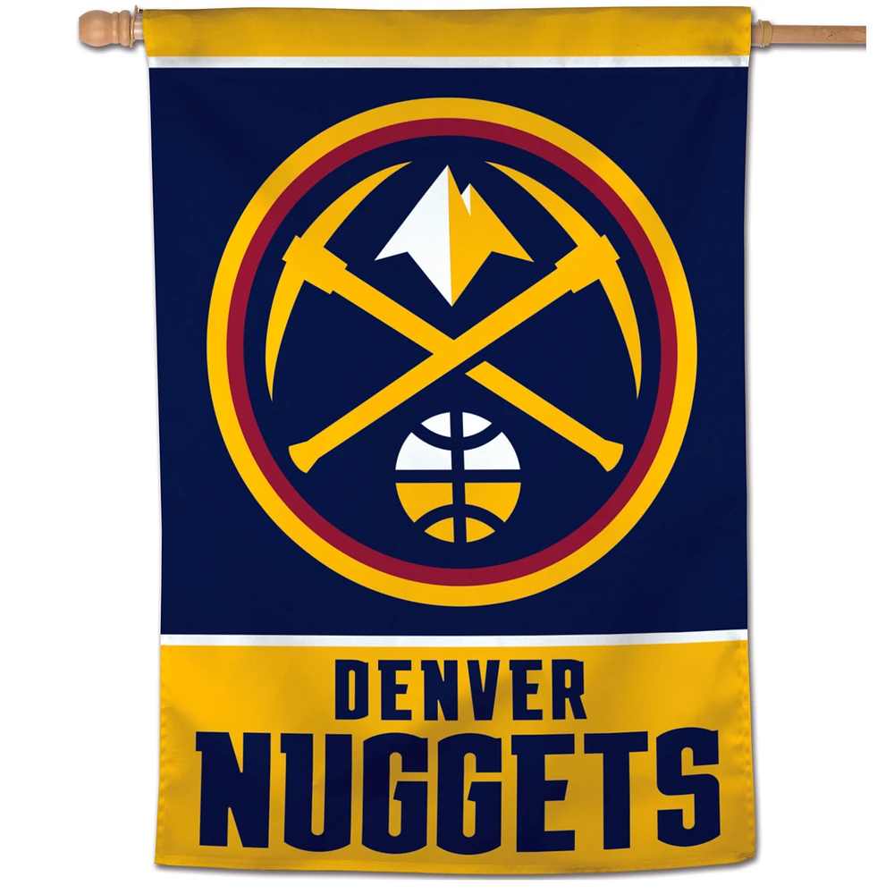 WinCraft Denver Nuggets 28" x 40" Team Single-Sided Vertical Banner