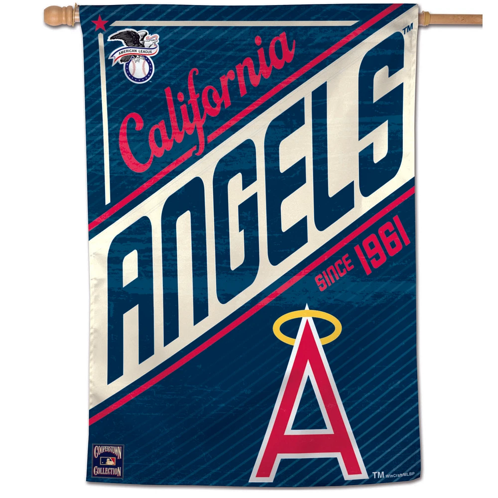 WinCraft California Angels 28'' x 40'' Since 1961 Cooperstown Collection Single-Sided Vertical Banner