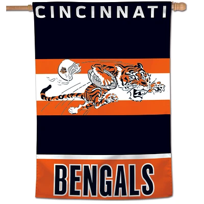 WinCraft Cincinnati Bengals 28" x 40" Retro Single-Sided Vertical Banner