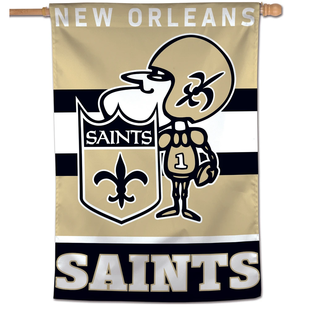 WinCraft New Orleans Saints 28" x 40" Retro Single-Sided Vertical Banner