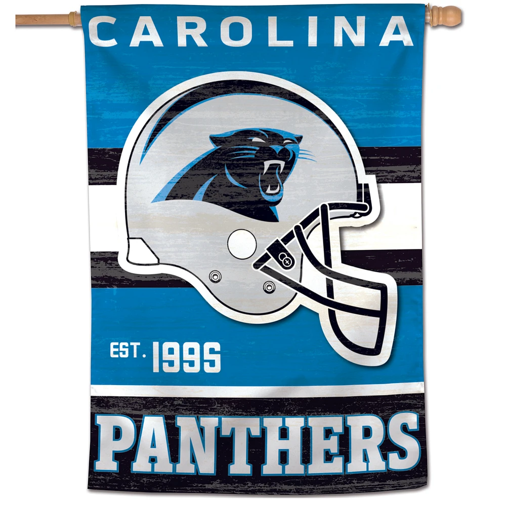 WinCraft Carolina Panthers 28" x 40" Retro Single-Sided Vertical Banner