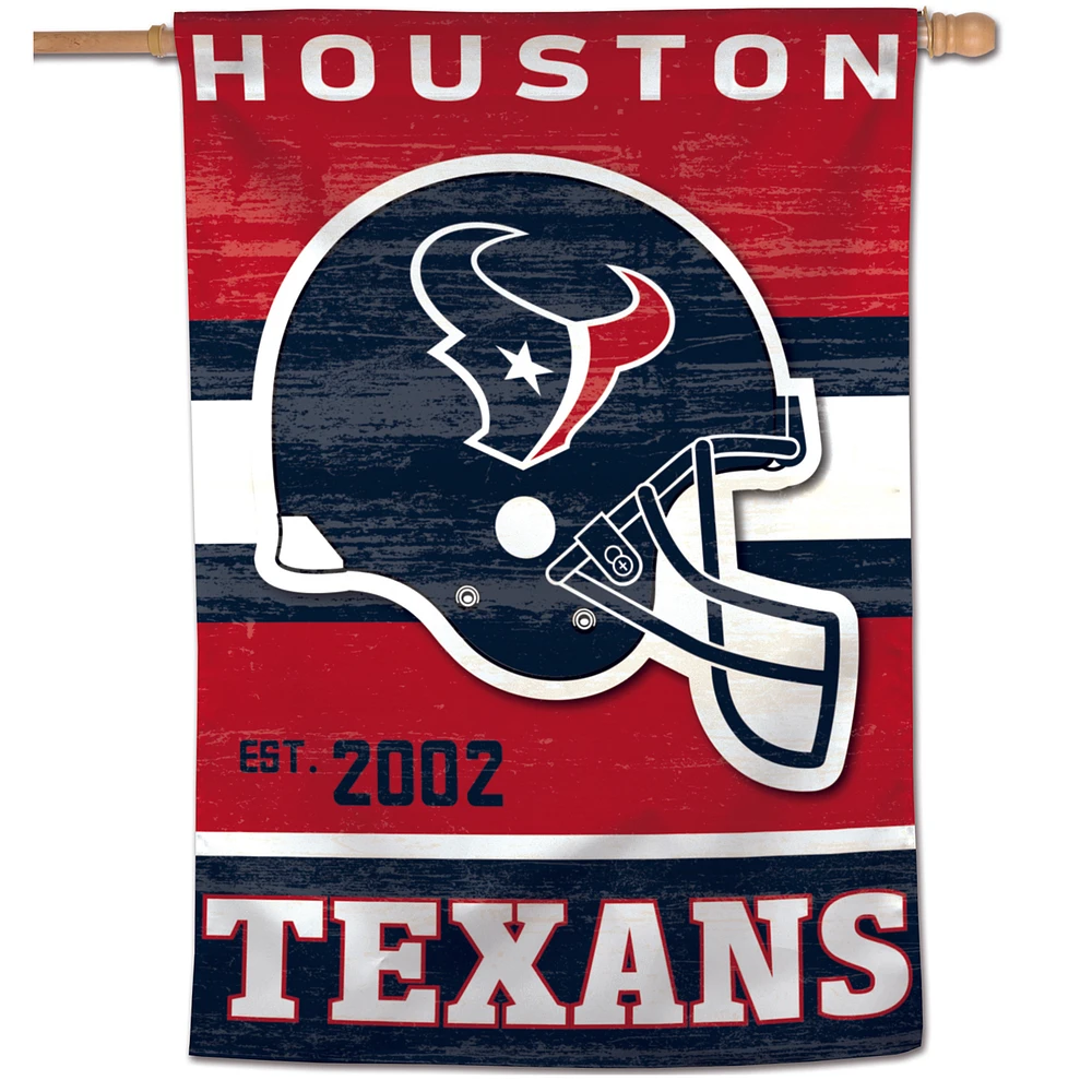 WinCraft Houston Texans 28" x 40" Retro Single-Sided Vertical Banner