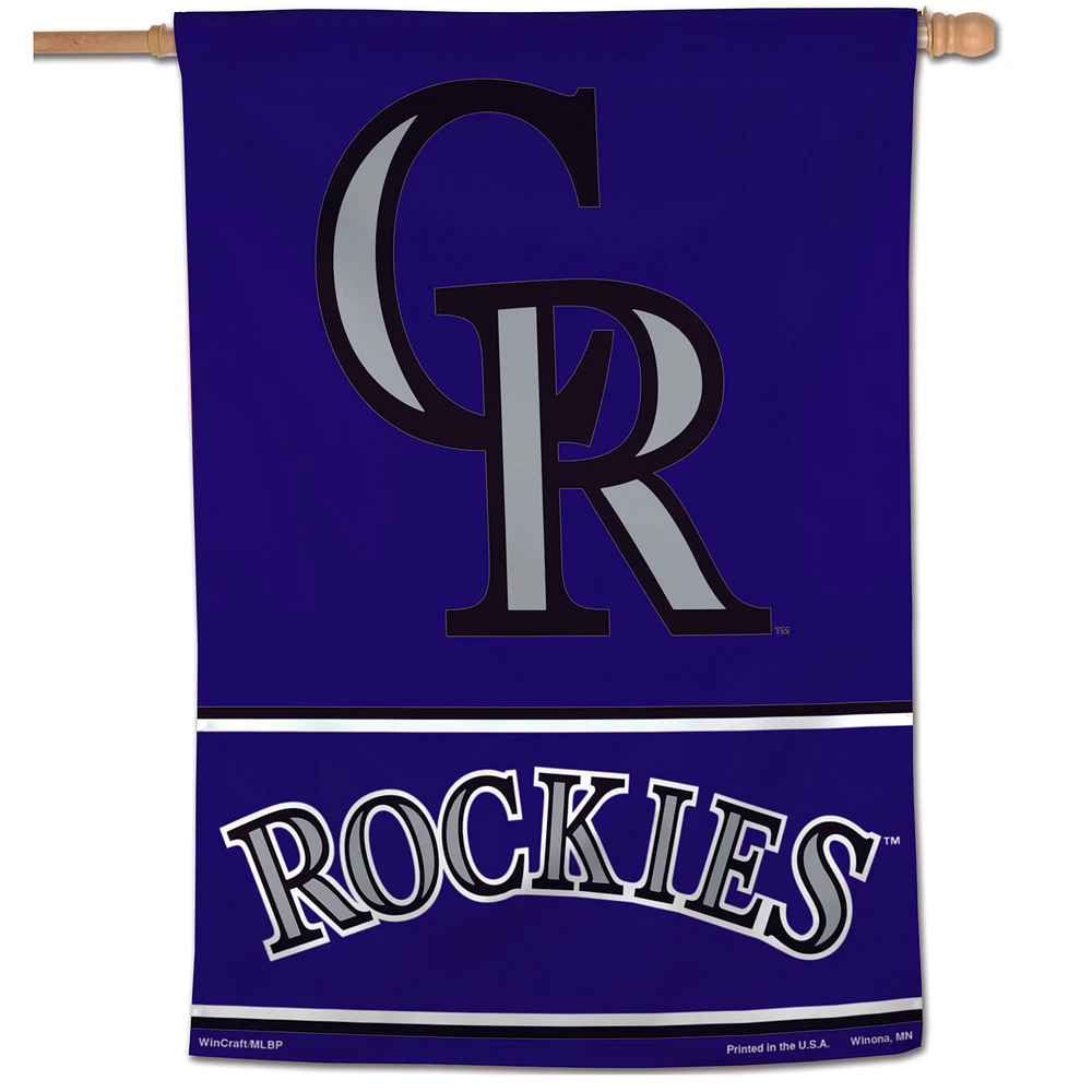 WinCraft Colorado Rockies 28" x 40" Team Single-Sided Vertical Banner