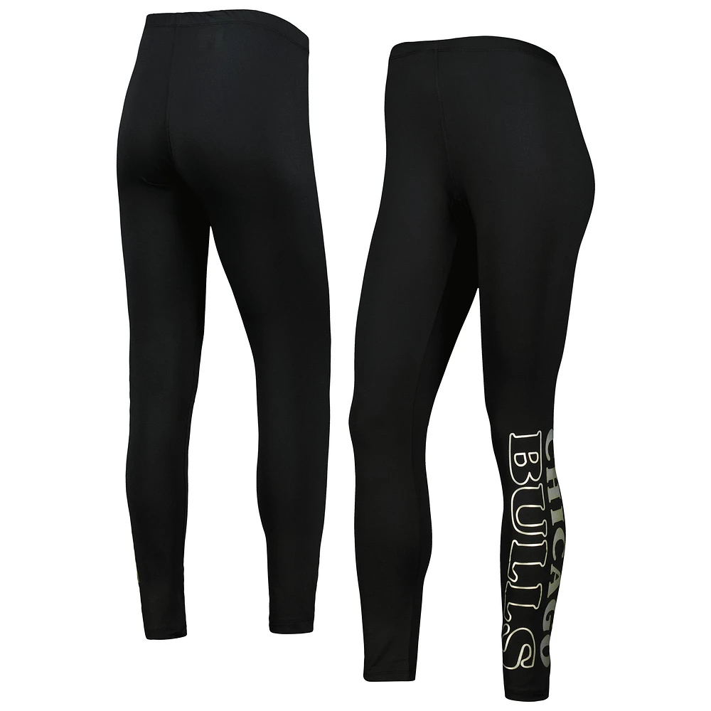 Women's G-III 4Her by Carl Banks Black Chicago Bulls Stadium Leggings