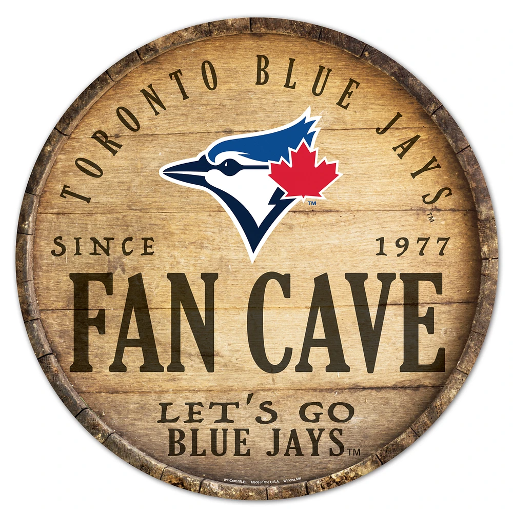 WinCraft Toronto Blue Jays 14'' Circular Wood Sign