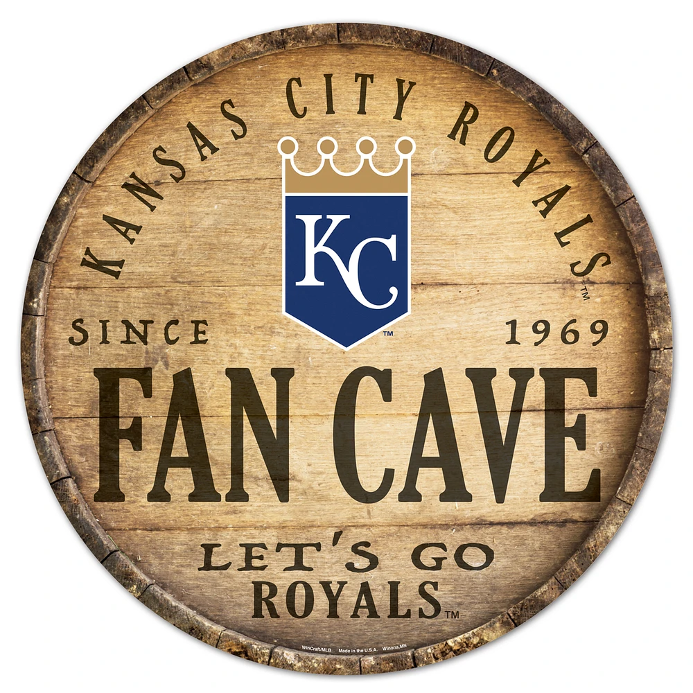WinCraft Kansas City Royals 14'' Circular Wood Sign
