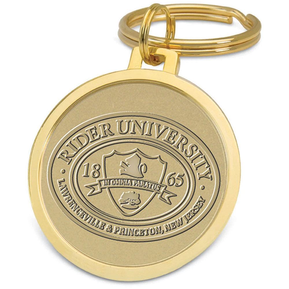 Gold Rider Broncs Split-Wire Key Ring