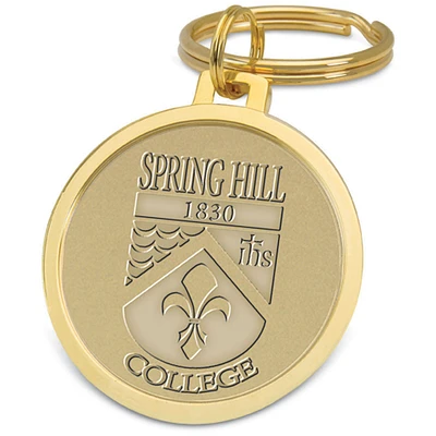 Gold Spring Hill Badgers Split-Wire Key Ring