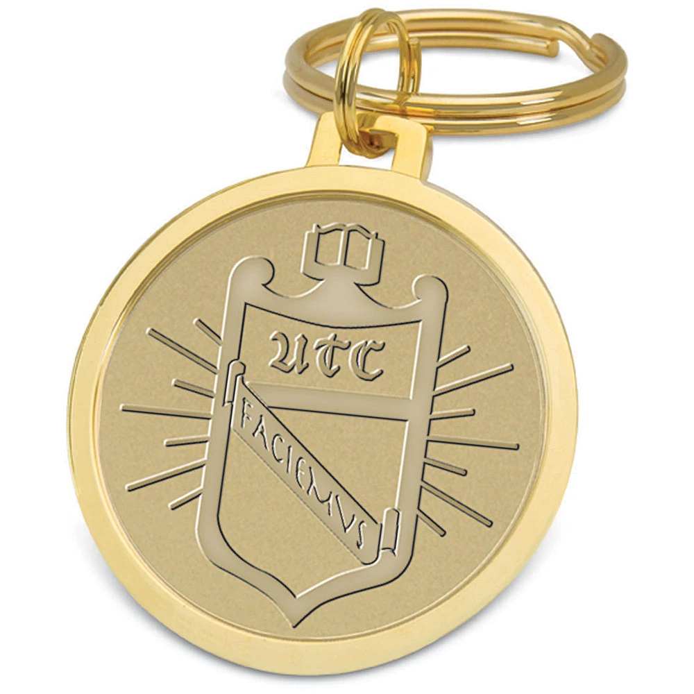 Gold Tennessee Chattanooga Mocs Split-Wire Key Ring