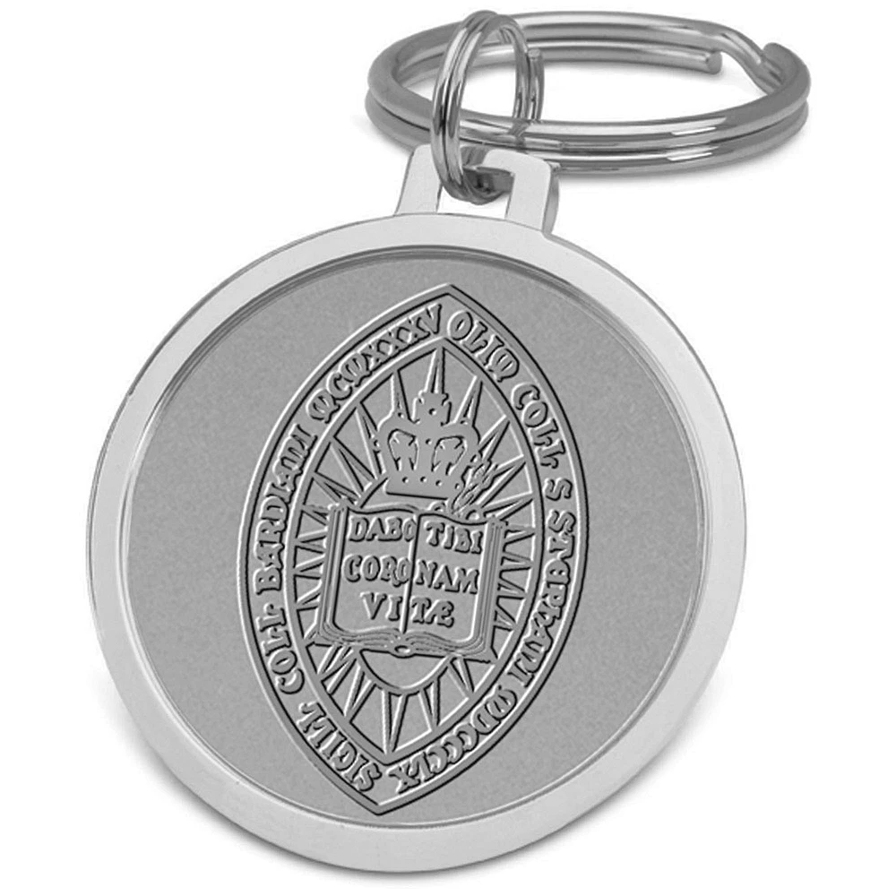 Silver Bard College Raptors Split-Wire Key Ring