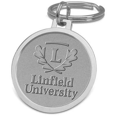 Silver Linfield Wildcats Split-Wire Key Ring
