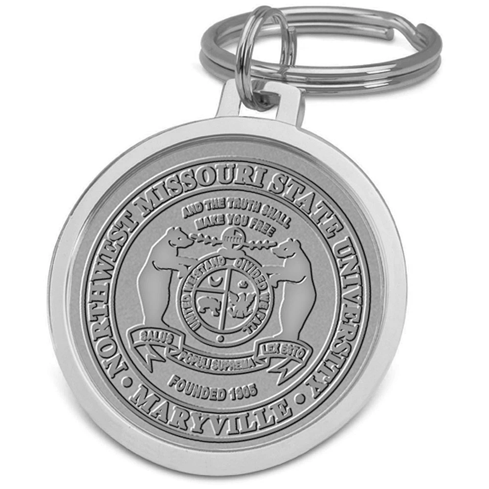 Silver Northwest Missouri State Bearcats Split-Wire Key Ring