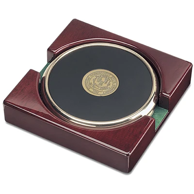 Gold Southern Connecticut Owls 2-Piece Coaster Set