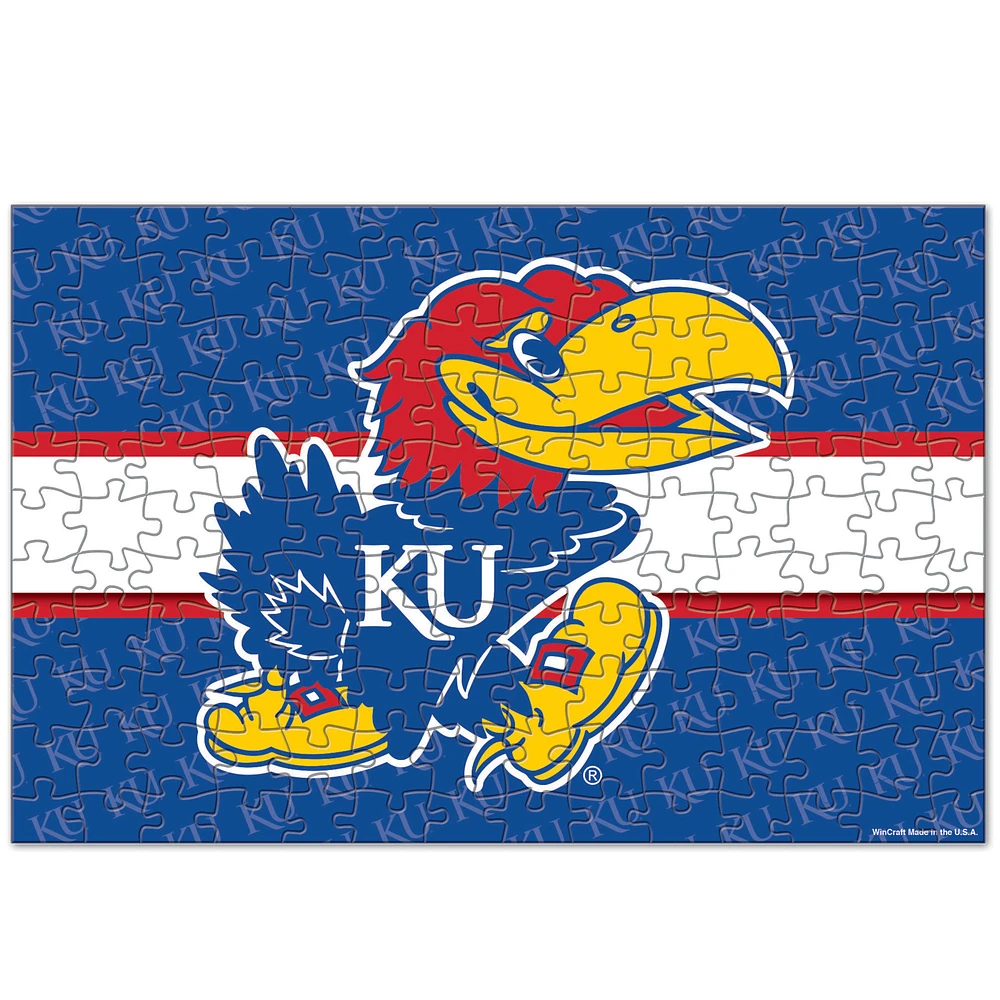 WinCraft Kansas Jayhawks 150-Piece Team Puzzle