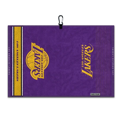 WinCraft Los Angeles Lakers 16" x 24" Jacquard Hand Towel with Carabiner