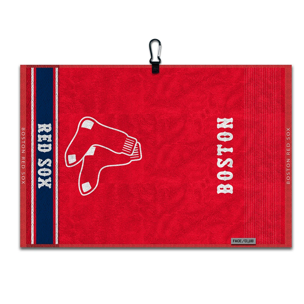 WinCraft Boston Red Sox 16" x 24" Jacquard Hand Towel with Carabiner