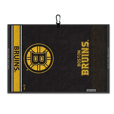 WinCraft Boston Bruins 16" x 24" Jacquard Hand Towel with Carabiner