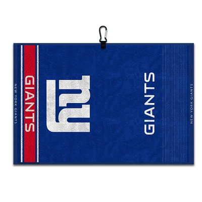WinCraft New York Giants 16" x 24" Jacquard Hand Towel with Carabiner