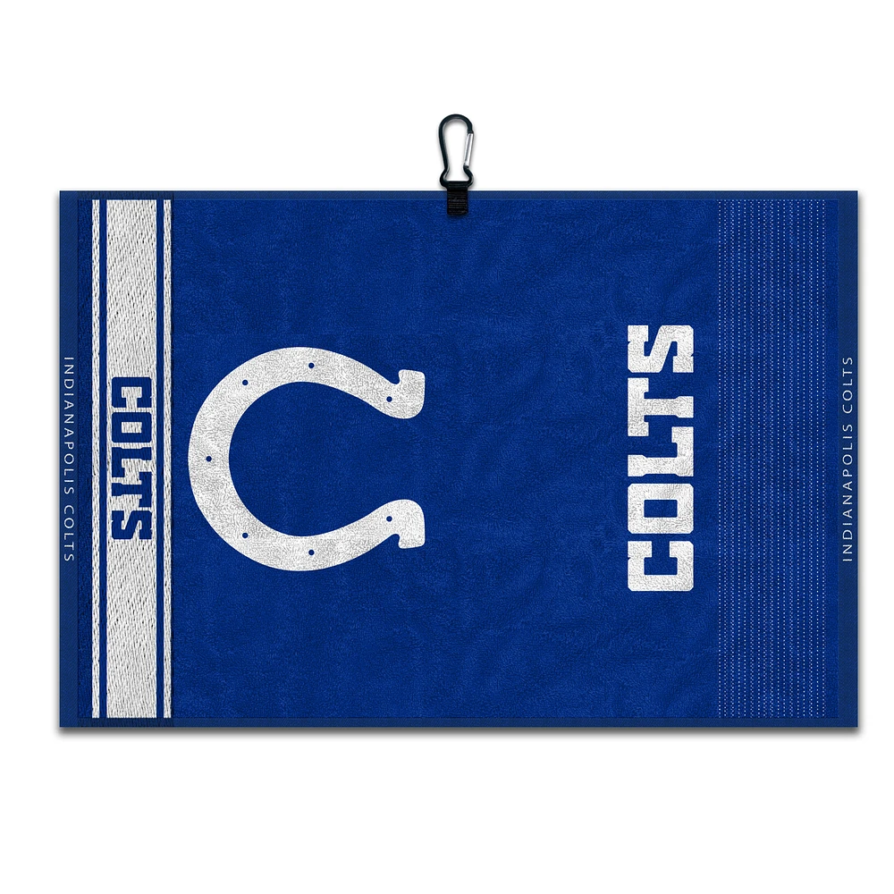 WinCraft Indianapolis Colts 16" x 24" Jacquard Hand Towel with Carabiner