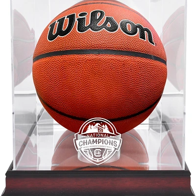 Fanatics Authentic South Carolina Gamecocks 2022 NCAA Women's Basketball National Champions Mahogany Basketball Display Case