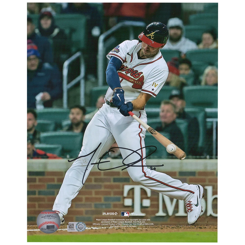 Matt Olson Atlanta Braves Autographed 8'' x 10'' Hitting Photograph