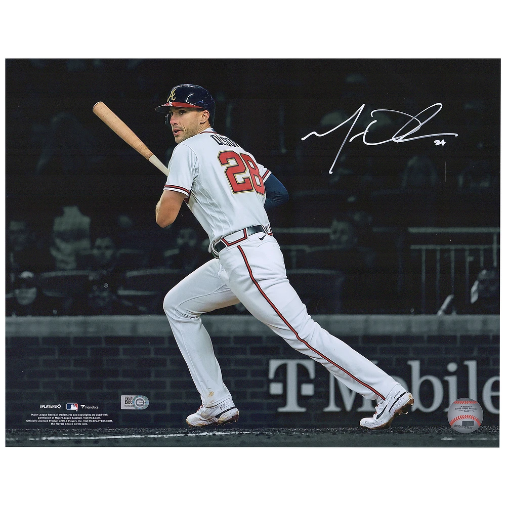 Matt Olson Atlanta Braves Autographed 11'' x 14'' Hitting Spotlight Photograph
