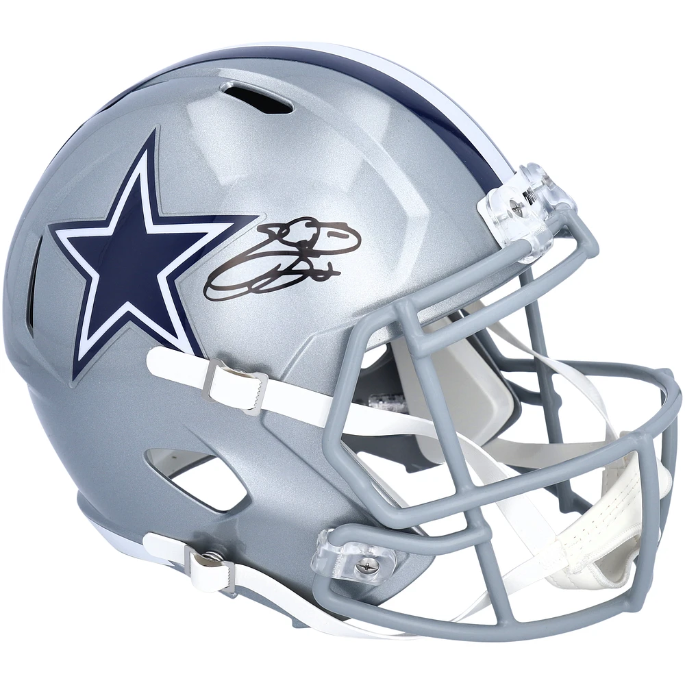Emmitt Smith Dallas Cowboys Autographed Riddell Speed Replica Helmet