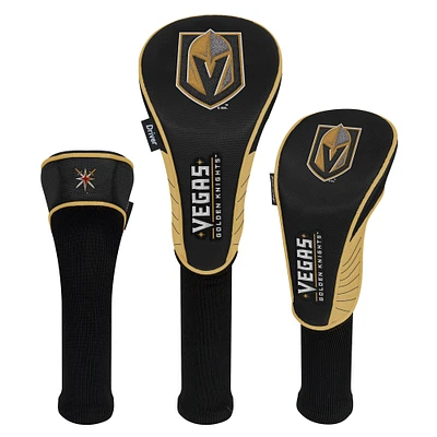 WinCraft Vegas Golden Knights 3-Pack Golf Club Headcover Set