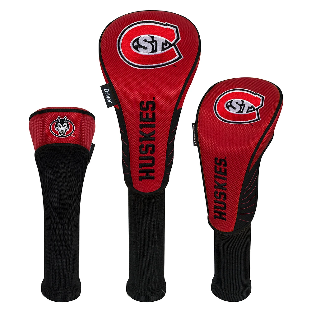 WinCraft St. Cloud State Huskies 3-Pack Golf Club Headcover Set