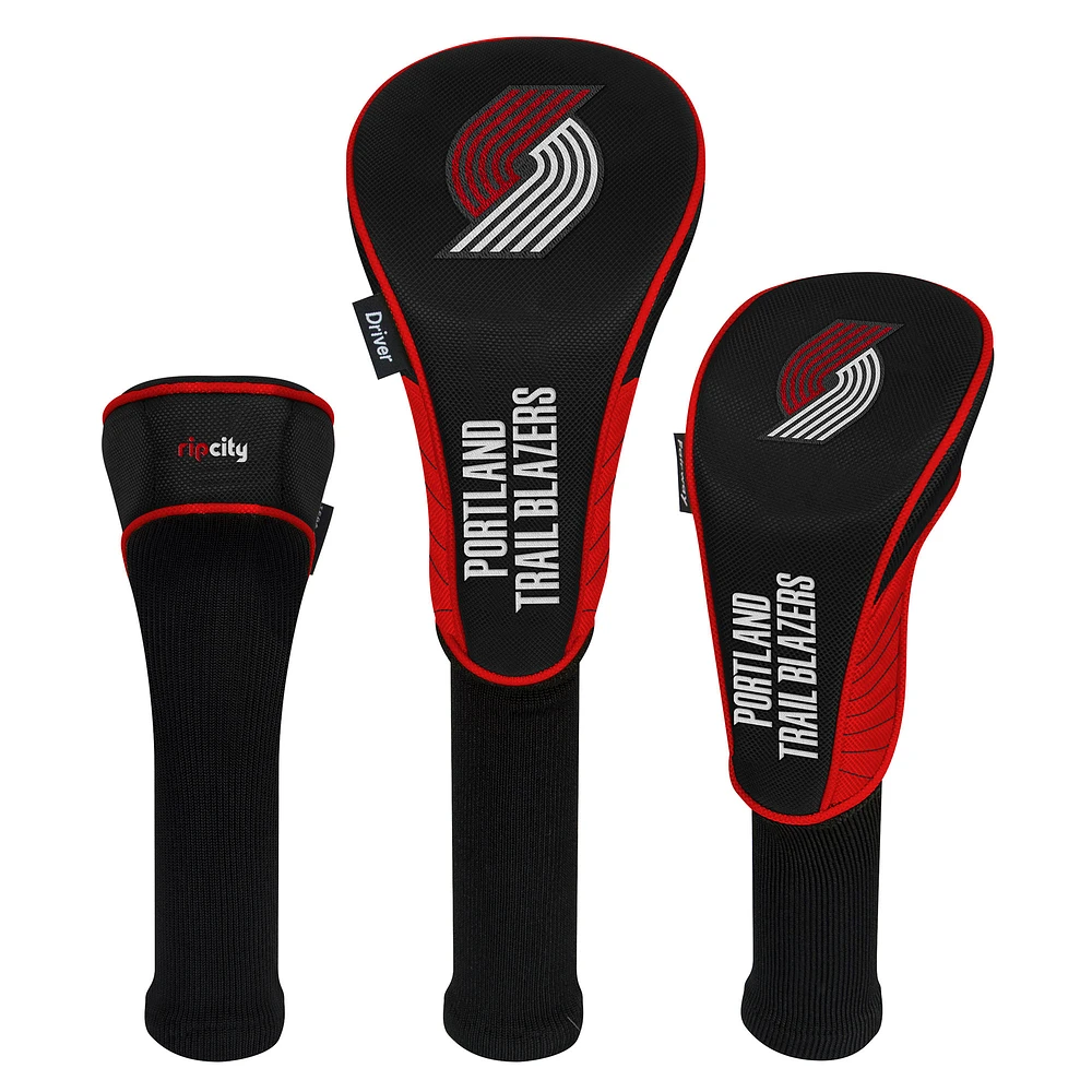 WinCraft Portland Trail Blazers 3-Pack Golf Club Headcover Set