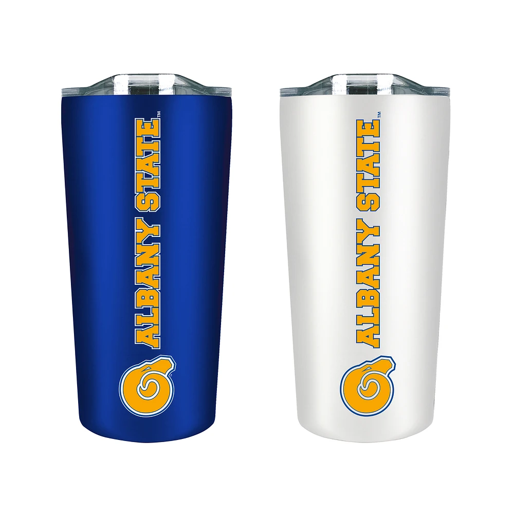 Albany State Golden Rams 18oz. Soft Touch Tumbler Two-Piece Set