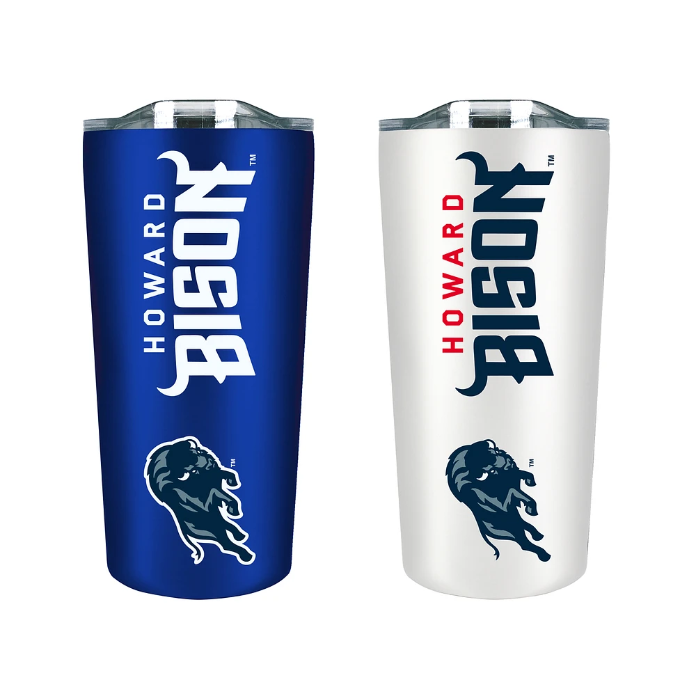 Howard Bison 18oz. Soft Touch Tumbler Two-Piece Set