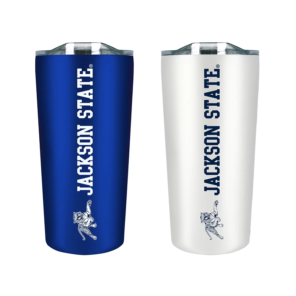 Jackson State Tigers 18oz. Soft Touch Tumbler Two-Piece Set