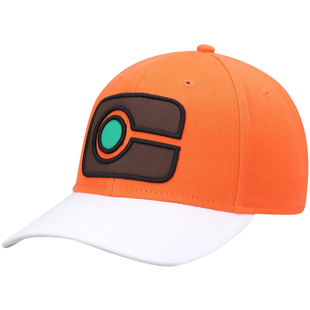 Men's BIOWORLD Orange/White Pokémon Ash Ketchum Journeys Snapback Hat