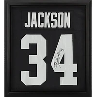 Bo Jackson Los Angeles Raiders Autographed Framed Mitchell & Ness Black Authentic Jersey Shadowbox