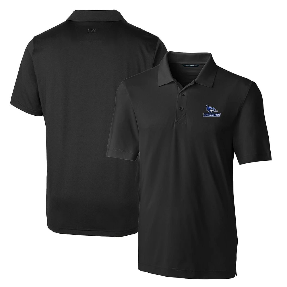 Men's Cutter & Buck Black Creighton Bluejays Big Tall Forge Stretch Polo