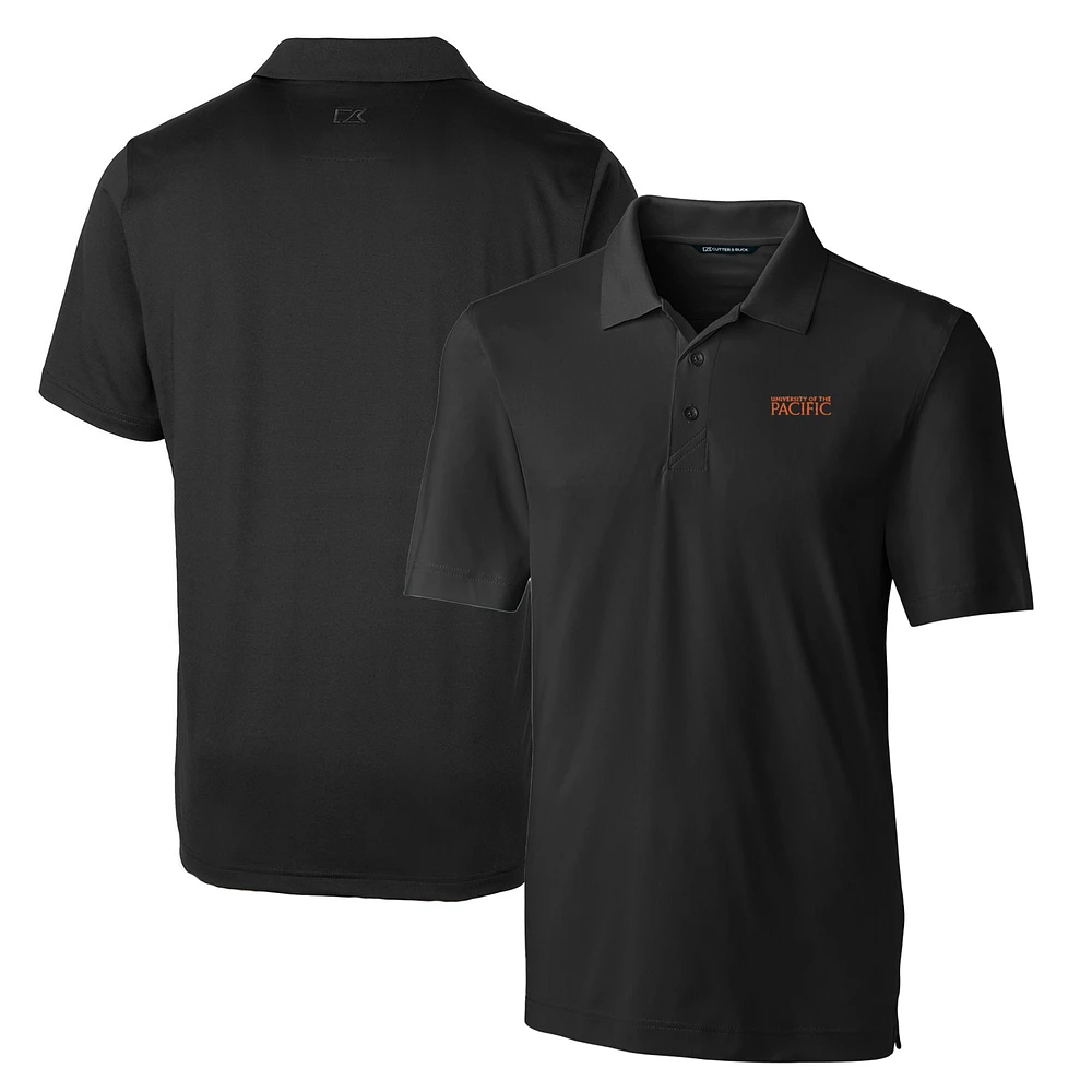 Men's Cutter & Buck Black Pacific Tigers Big Tall Forge Stretch Polo