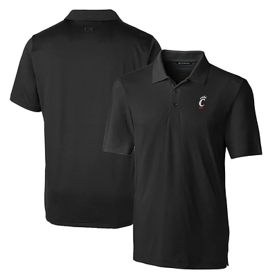Men's Cutter & Buck Black Cincinnati Bearcats Big Tall Forge Stretch Polo