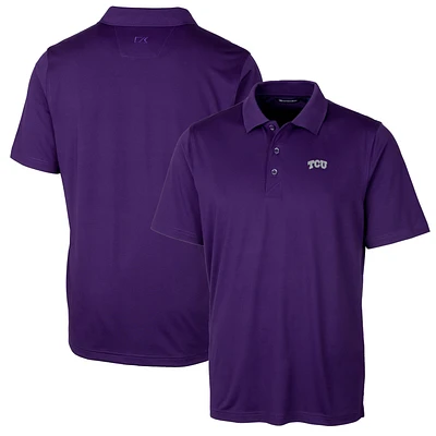 Men's Cutter & Buck Purple TCU Horned Frogs Big Tall Forge Stretch Polo