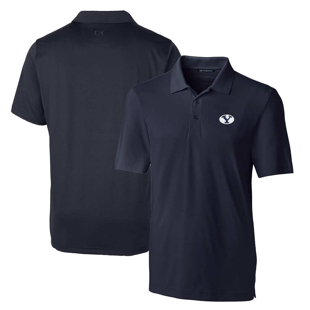 Men's Cutter & Buck Navy BYU Cougars Big Tall Forge Stretch Polo