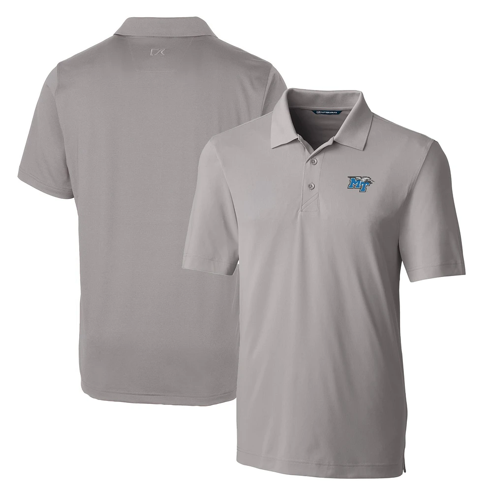 Men's Cutter & Buck Gray MTSU Blue Raiders Big Tall Forge Stretch Polo