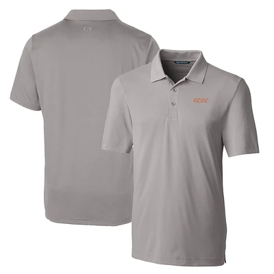 Men's Cutter & Buck Gray Pacific Tigers Big Tall Forge Stretch Polo