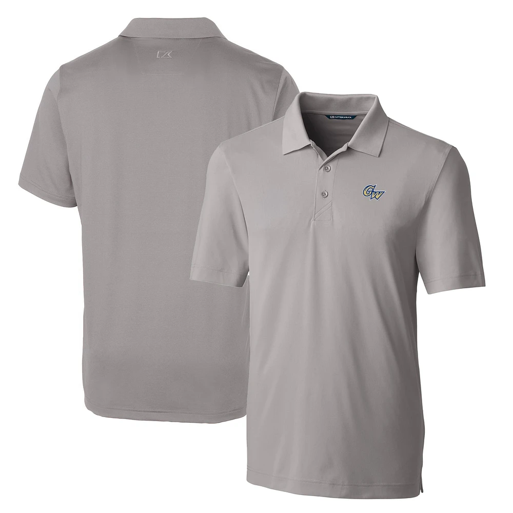 Men's Cutter & Buck Gray George Washington University Big Tall Forge Stretch Polo