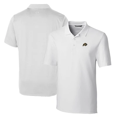 Men's Cutter & Buck White Colorado Buffaloes Big & Tall Forge Stretch Polo