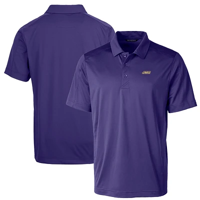 Men's Cutter & Buck Purple James Madison Dukes Big Tall Prospect Textured Stretch Polo