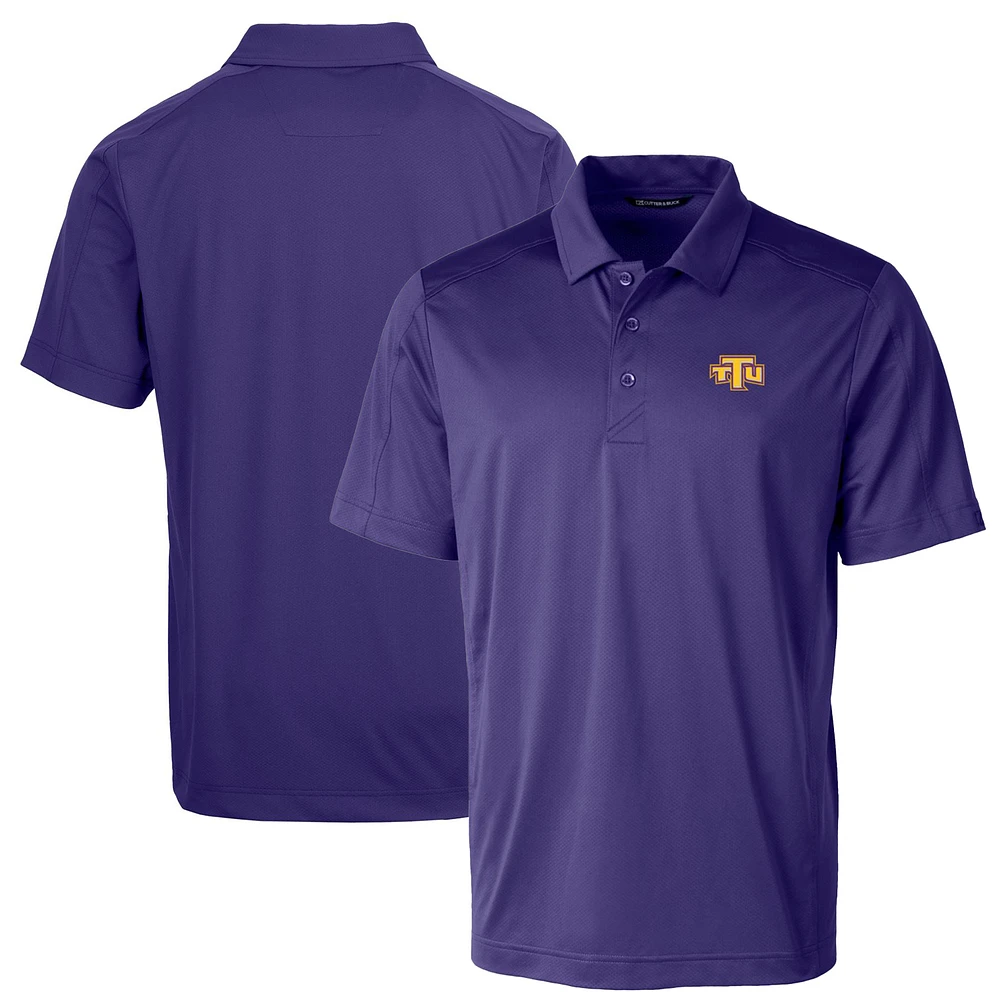 Men's Cutter & Buck Purple Tennessee Tech Golden Eagles Big Tall Prospect Textured Stretch Polo