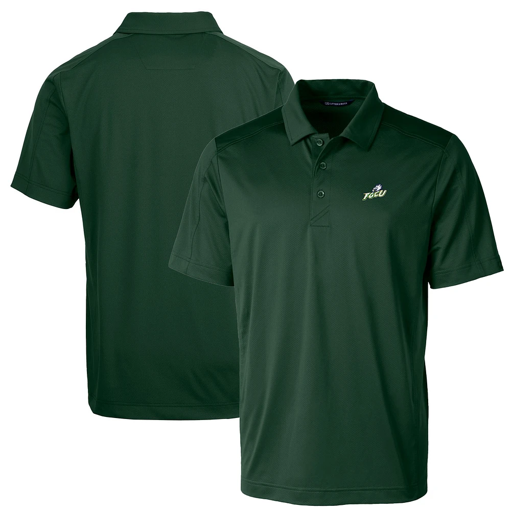 Men's Cutter & Buck Hunter Green Florida Gulf Coast Eagles Big & Tall Prospect Textured Stretch Polo