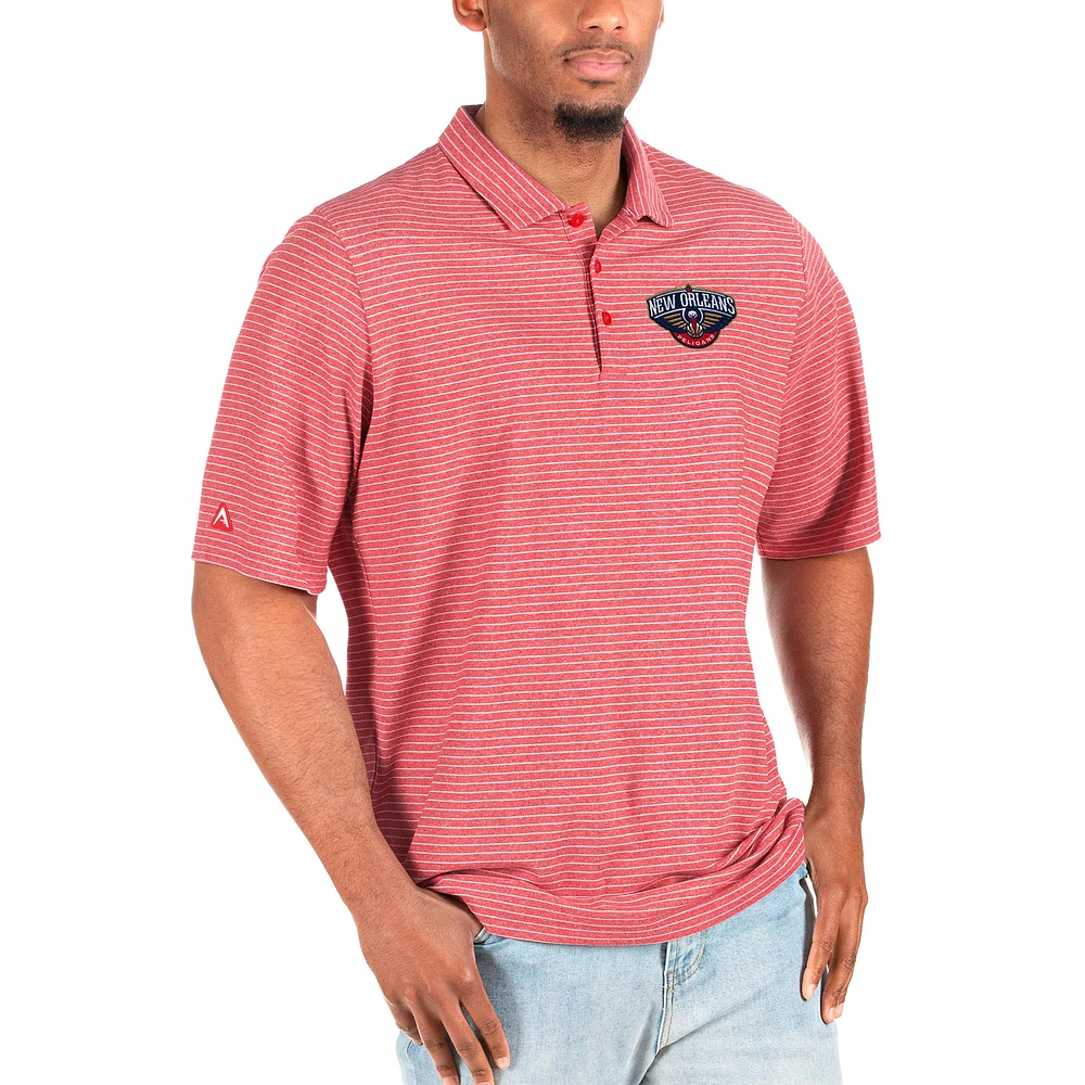 Men's Antigua Red New Orleans Pelicans Big & Tall Esteem Polo