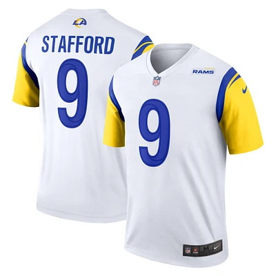 Men's Nike Matthew Stafford White Los Angeles Rams Legend Player Performance Top