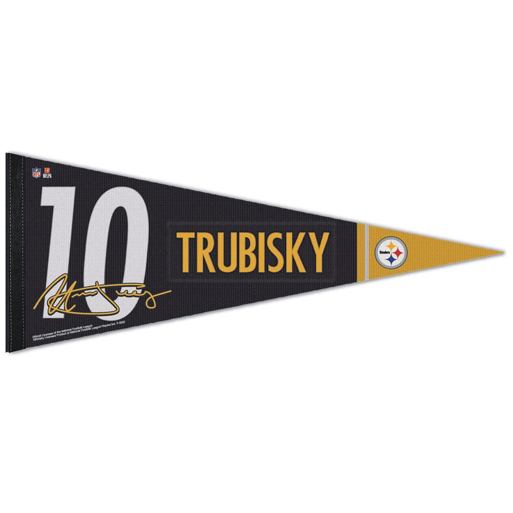 WinCraft Mitchell Trubisky Pittsburgh Steelers 12'' x 30'' Player Premium Pennant